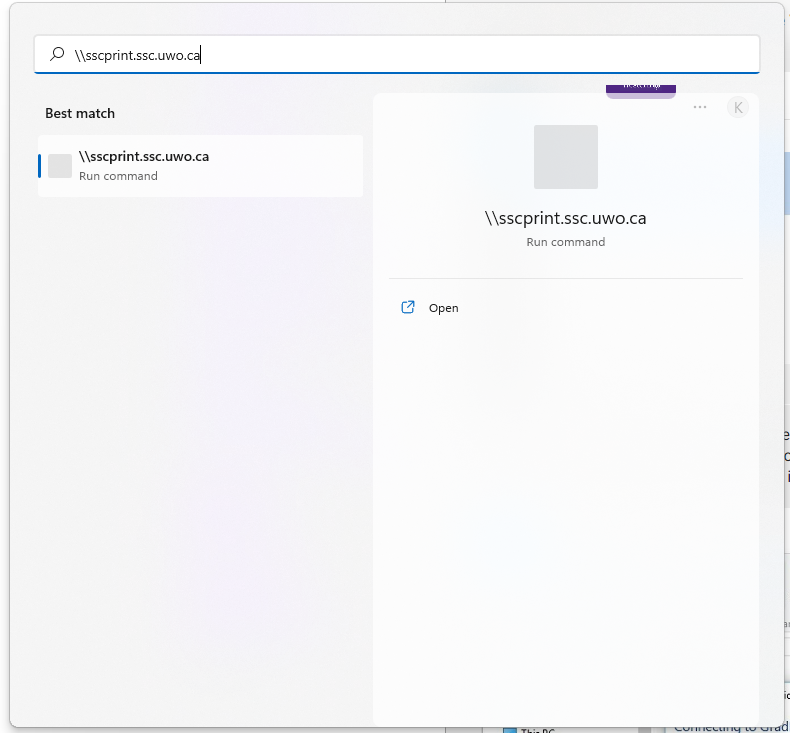 SSCPrint command